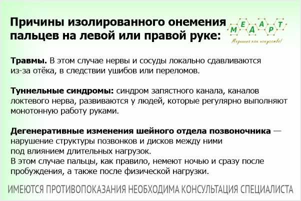 Как предотвратить онемение: профилактика без фанатизма