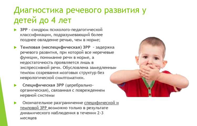 Первоочередные меры при задержке речевого развития у детей