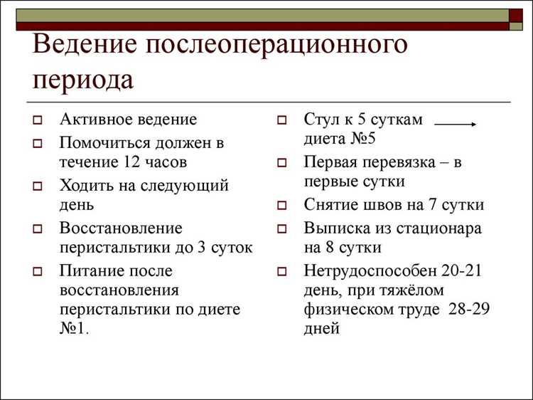 Сколько соблюдать диету после удаления аппендицита