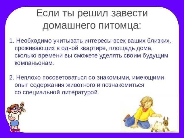 Стоит ли заводить домашнее животное для моего ребенка? Стоит ли заводить домашнее животное для моего ребенка?